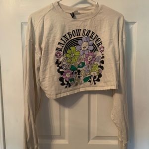H&M Long Sleeved Retro Crop Top.